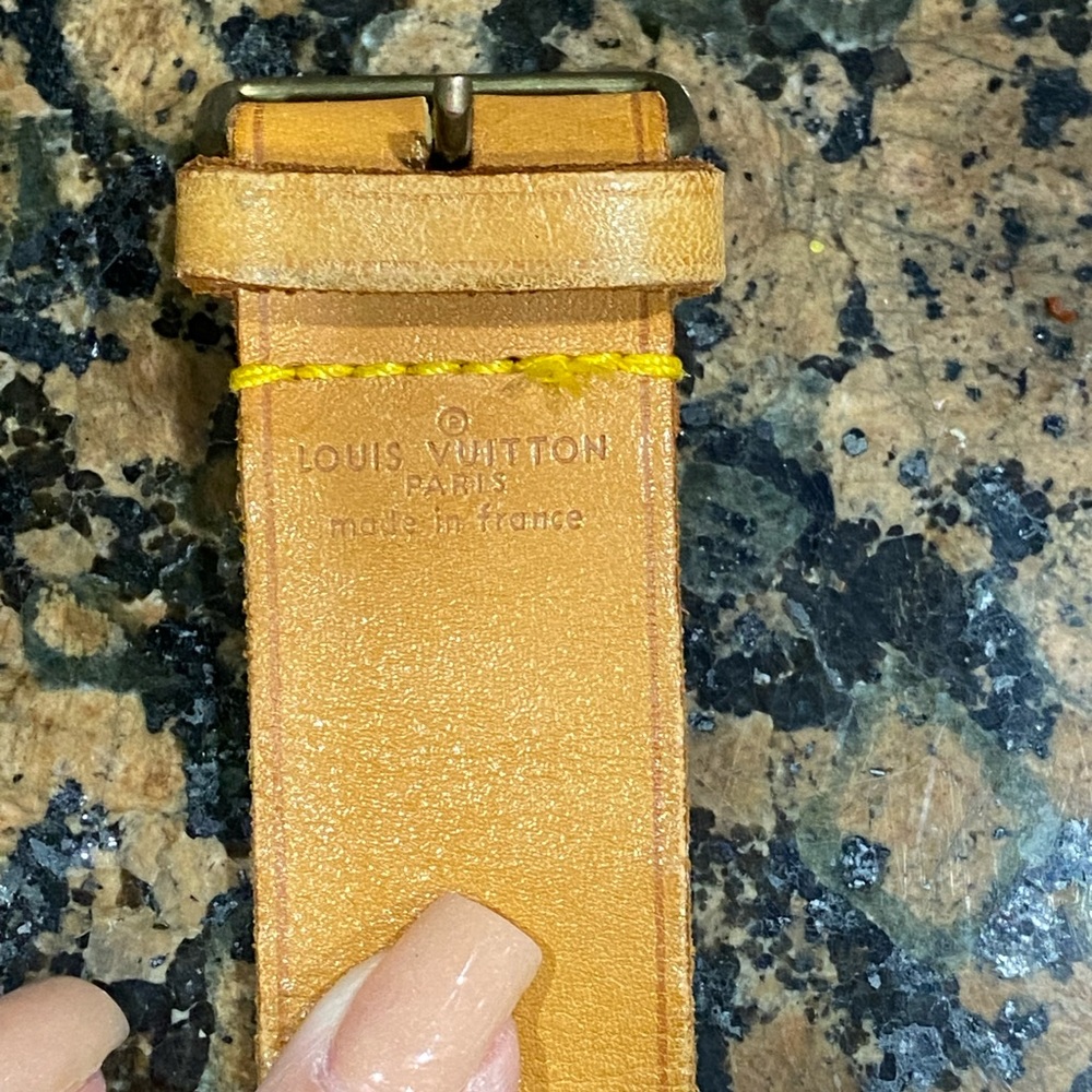 Lv Euc Authentic Luggage Strap Poignant Approx 8 … - image 3